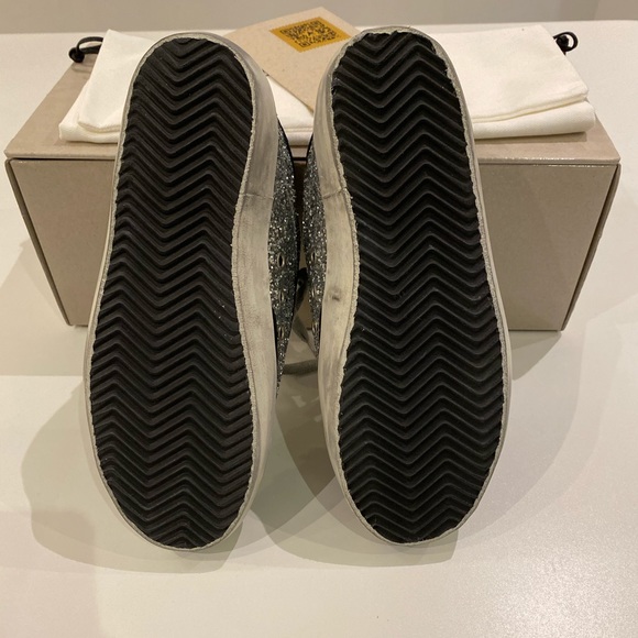 Golden Goose Superstar Silver Glitter/Leopard NIB - Picture 10 of 11